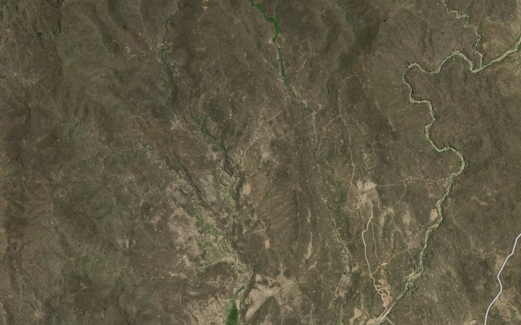 Satellite map of the Canada El Roble