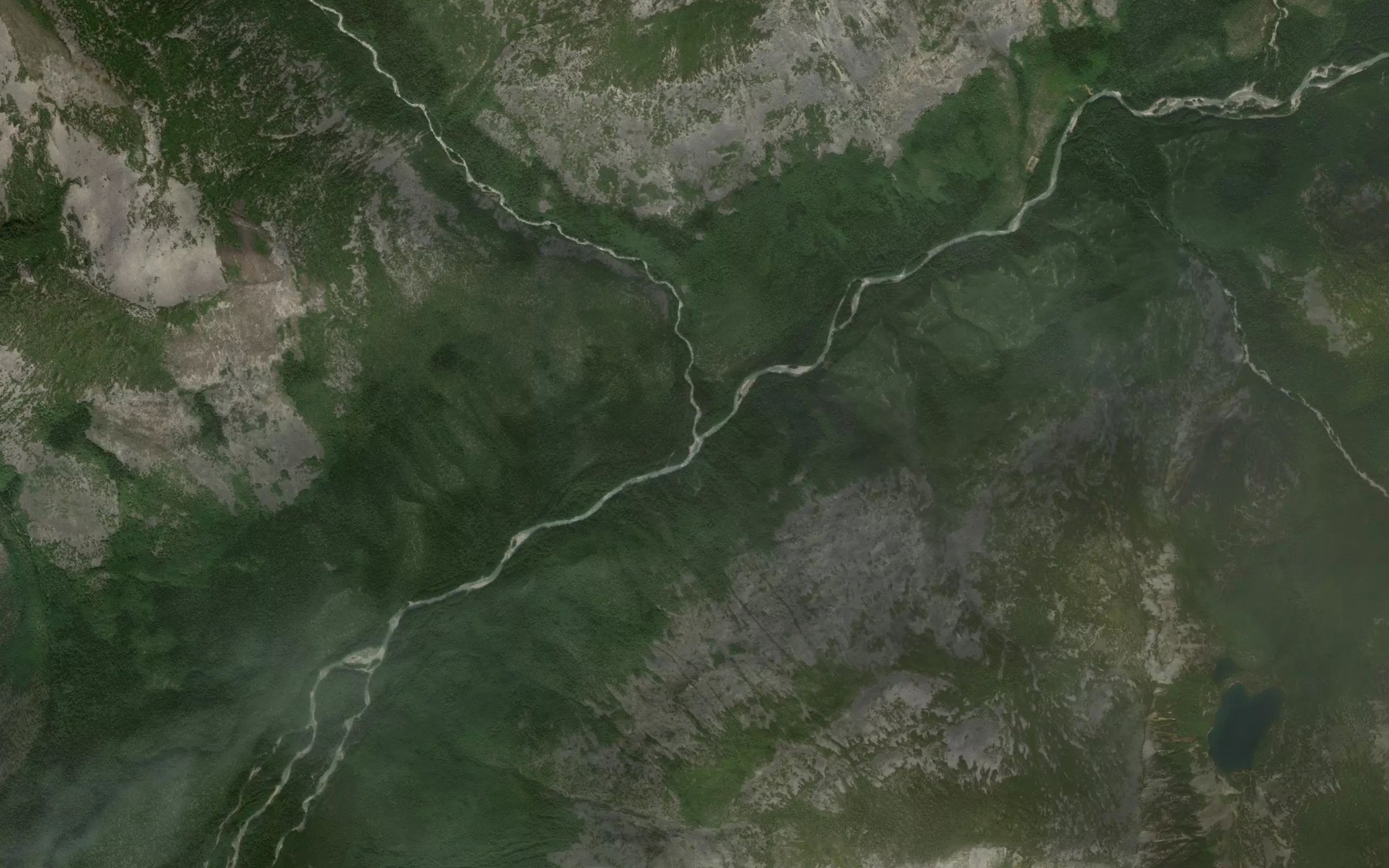 Satellite map of the Nalednaya