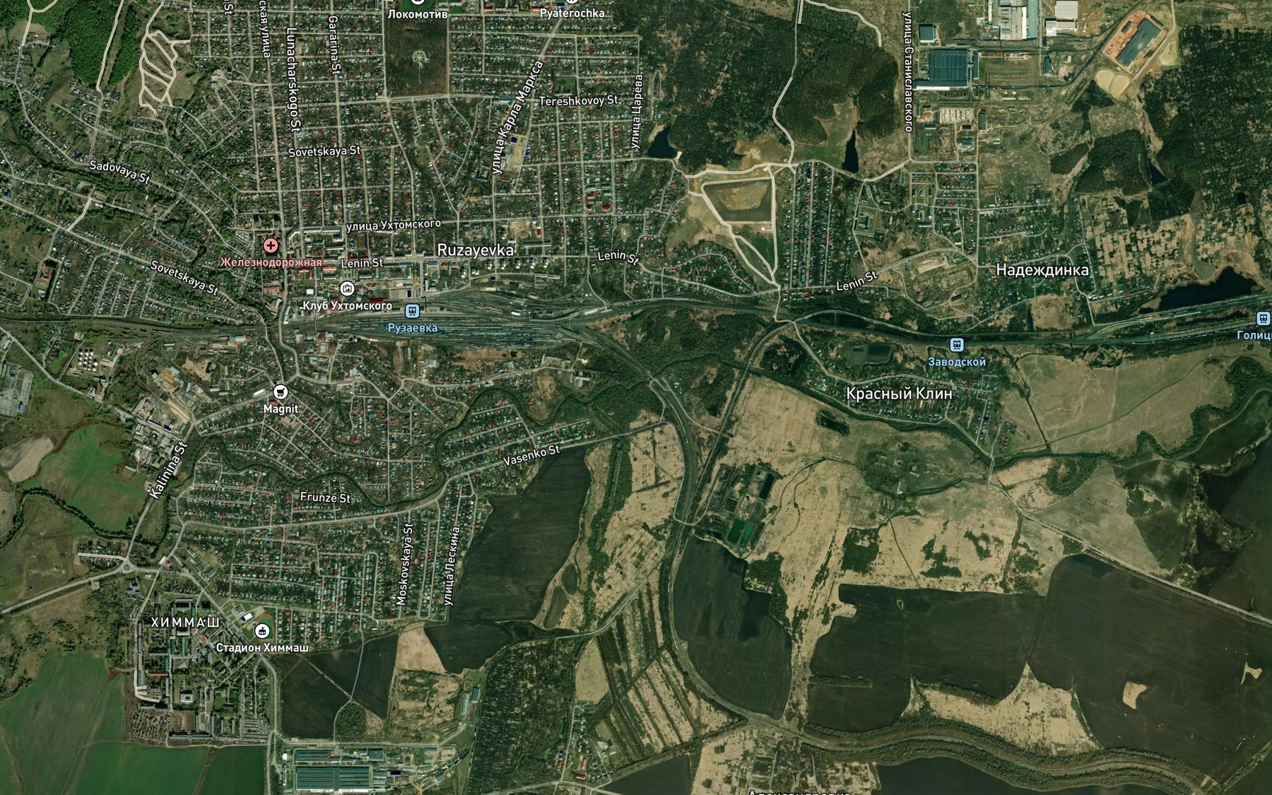 Satellite map of the Shebdas