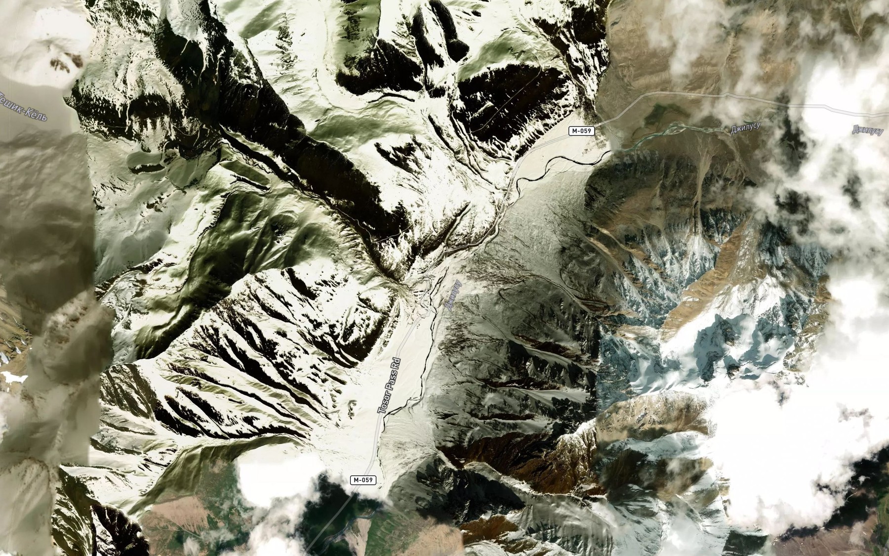 Satellite map of the Uchemchek