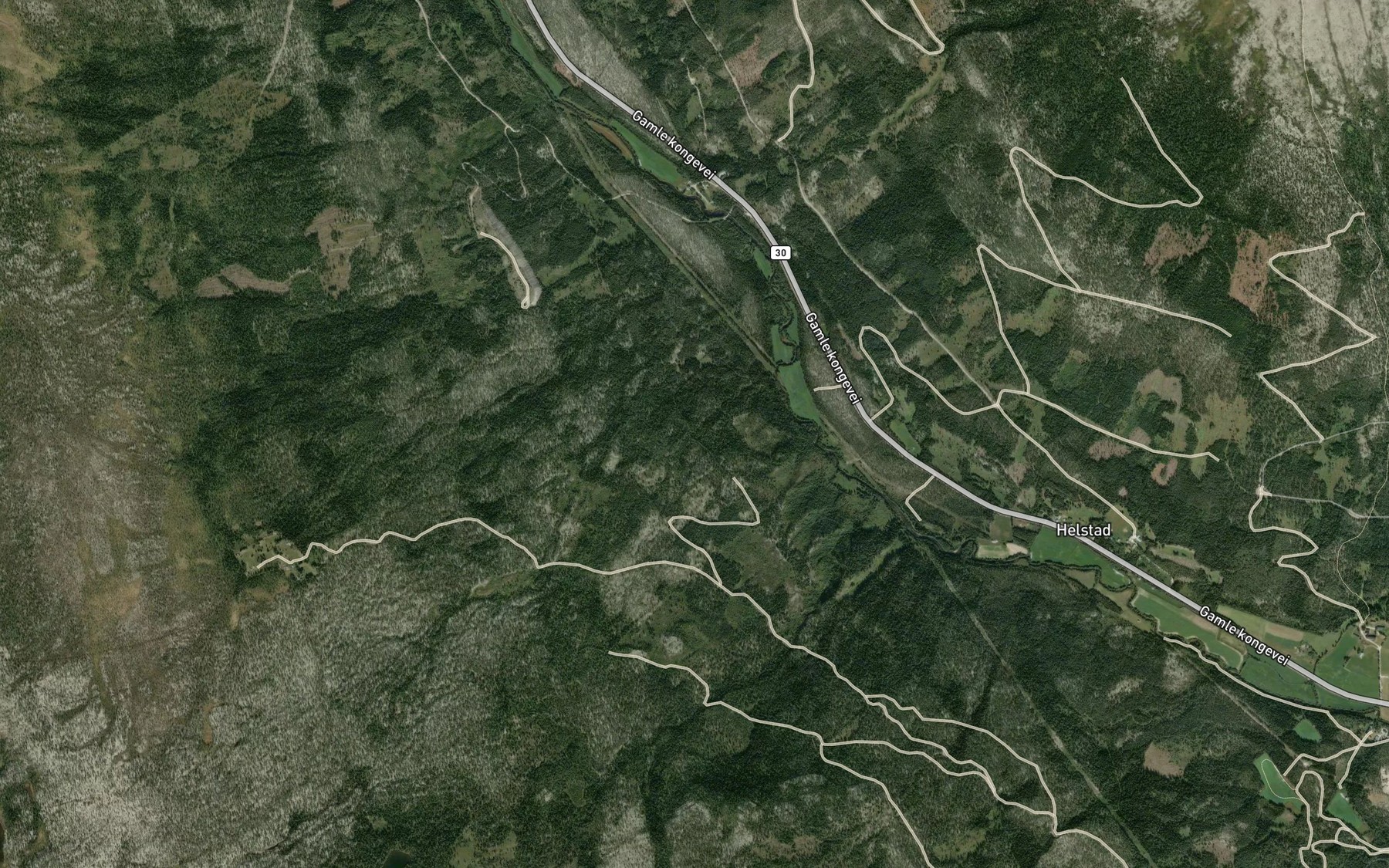 Satellite map of the Ormrustbekken