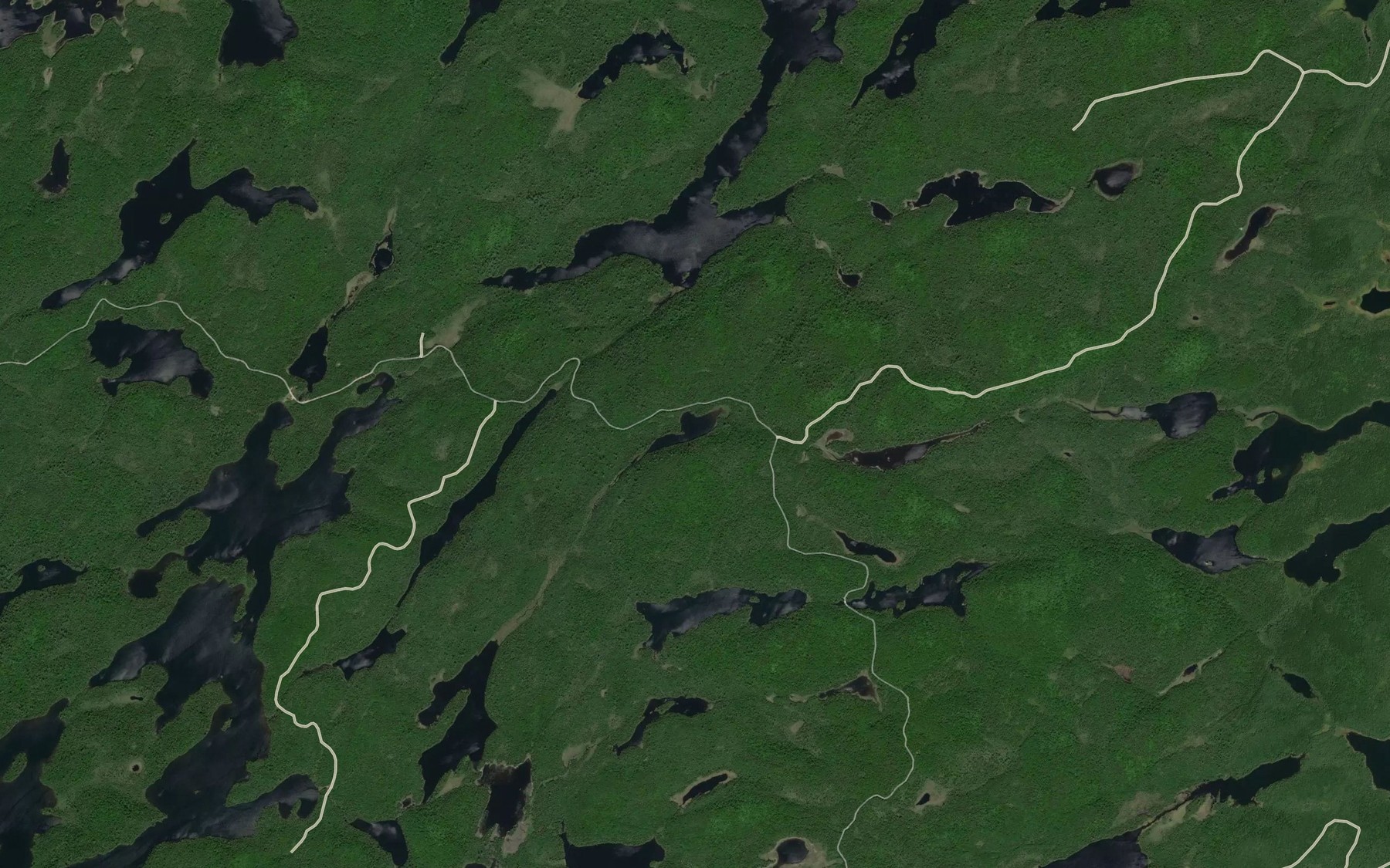 Satellite map of the Lac Guedeppe