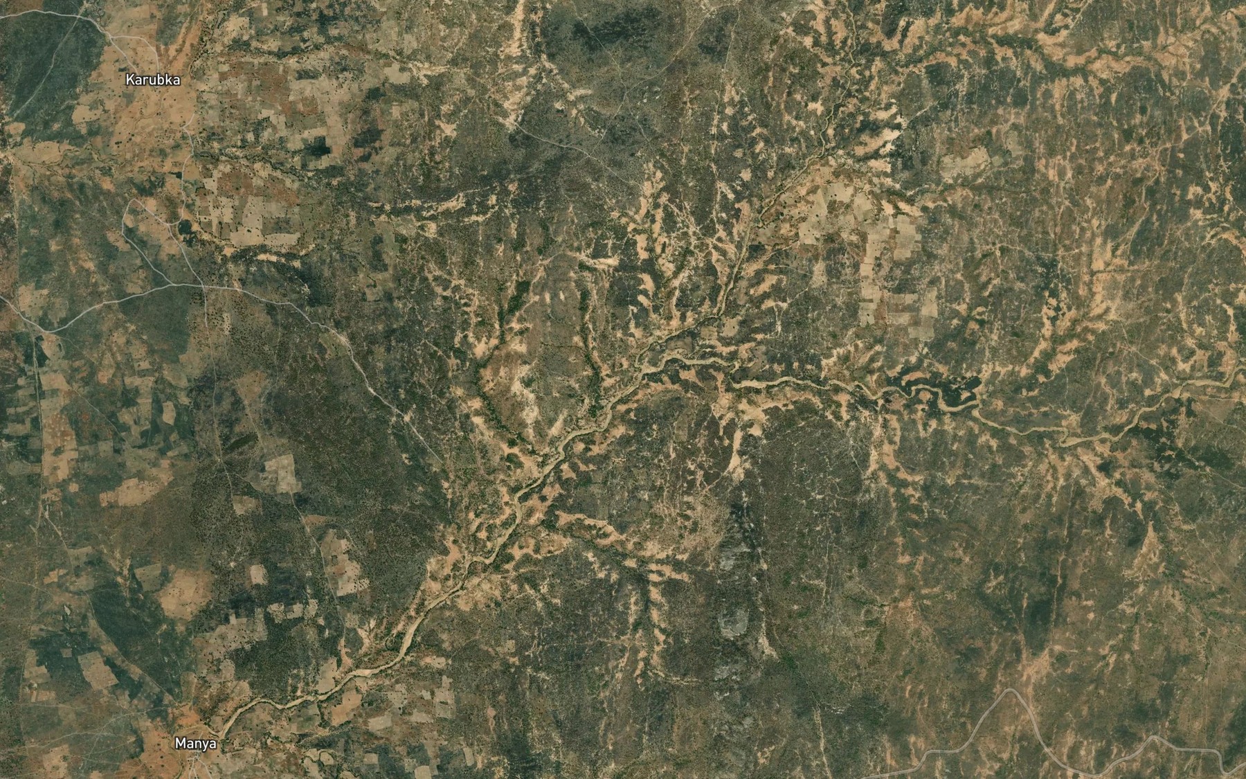 Satellite map of the Baban Gebe