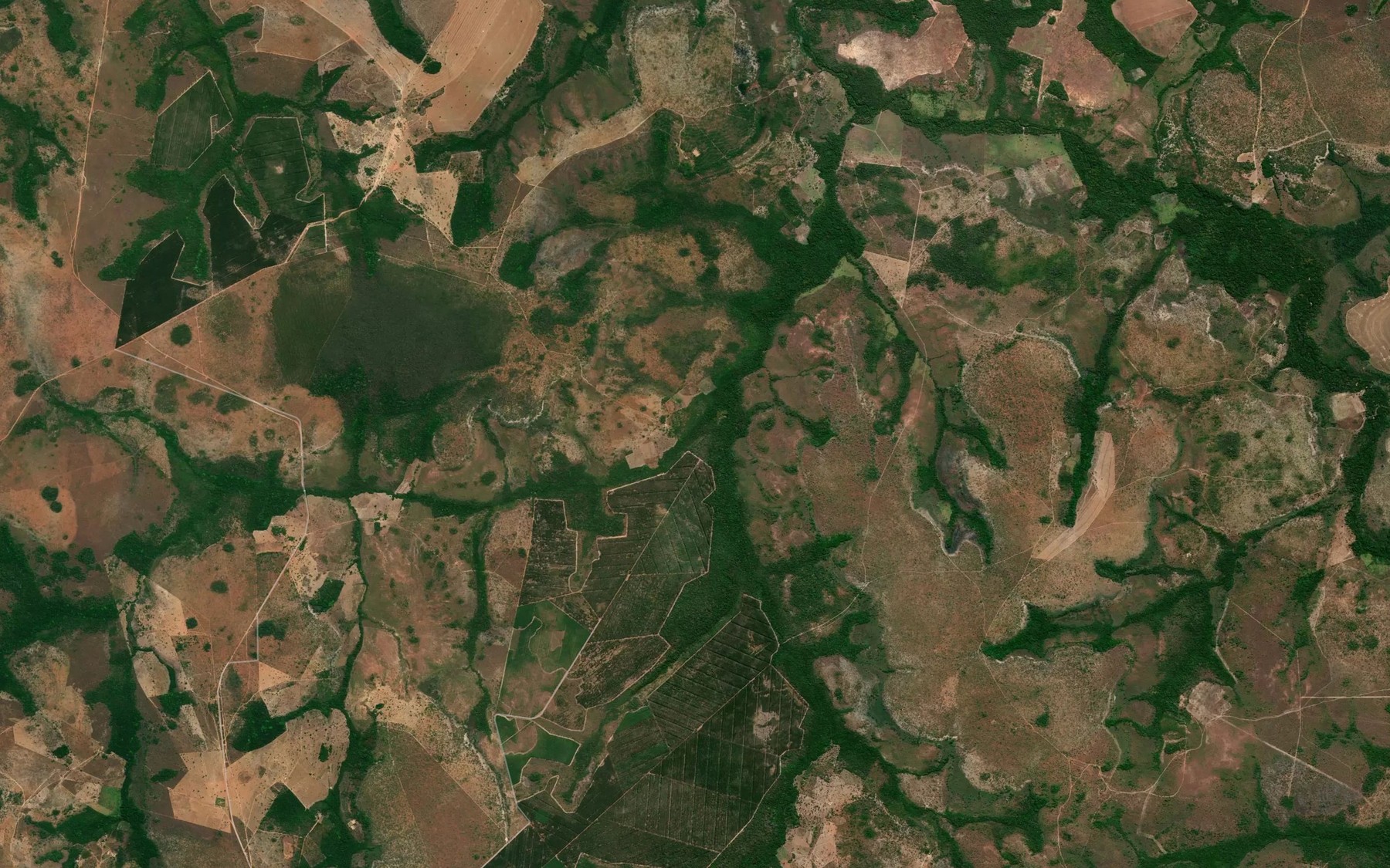 Satellite map of the Corrego Matrinxa