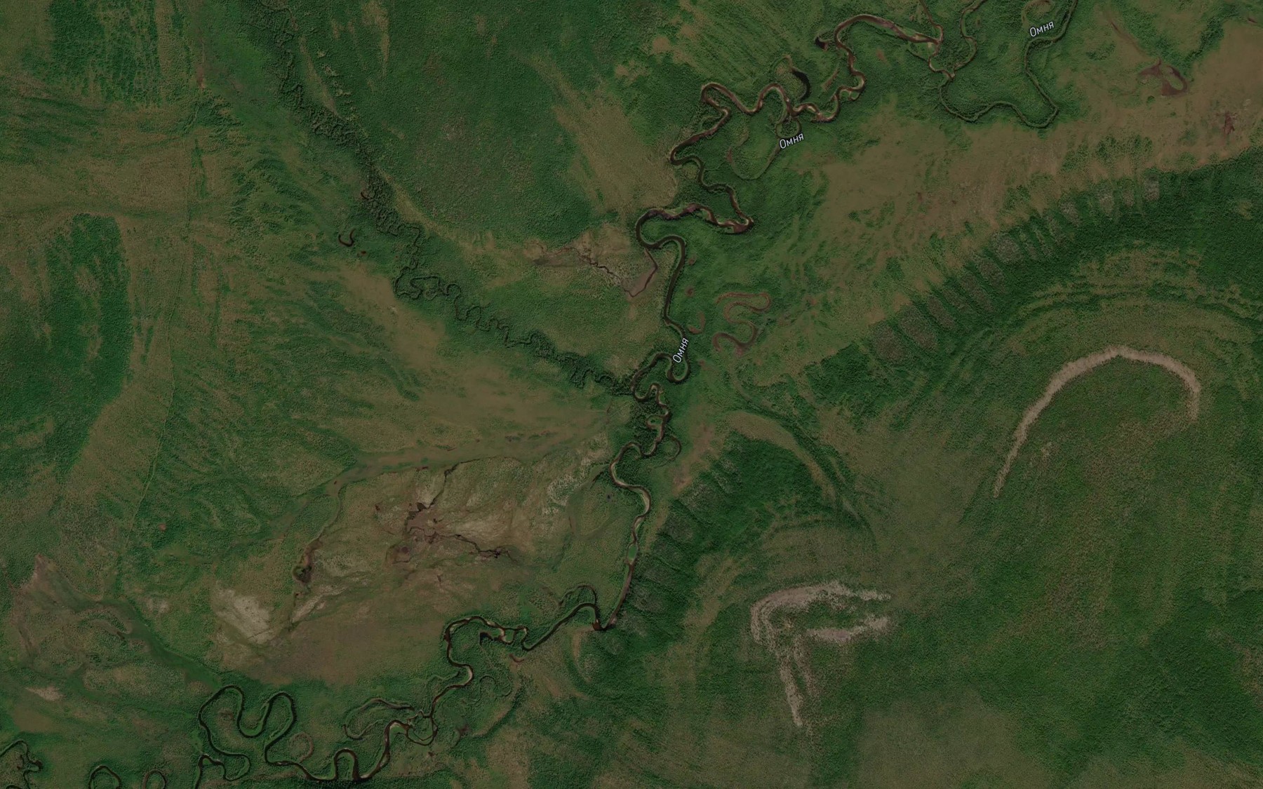 Satellite map of the Chinarskiy
