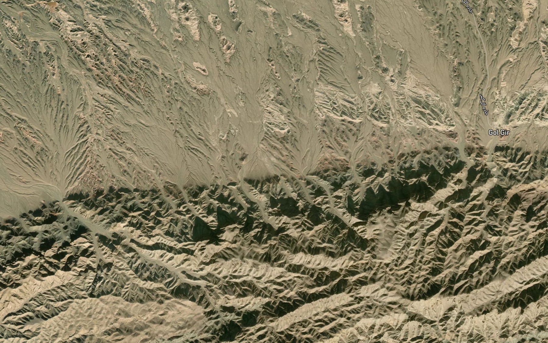 Satellite map of the Cheshmeh-ye Nahyu