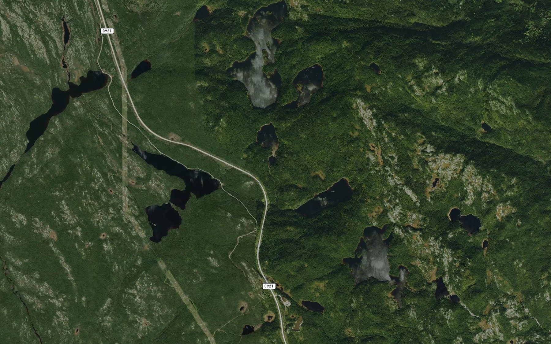 Satellite map of the Lac Point