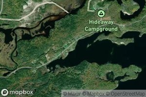 Satellite map of the Duggans Cove