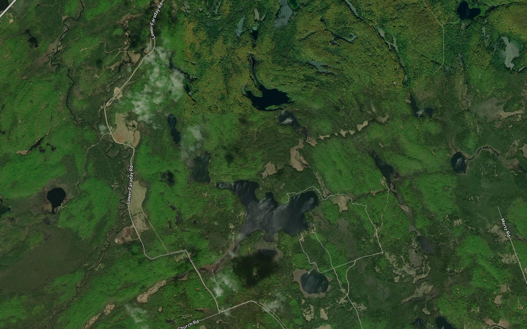Satellite map of the The Twins