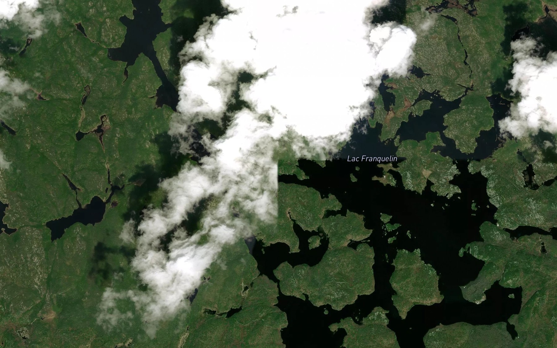 Satellite map of the Baie des Jumelles