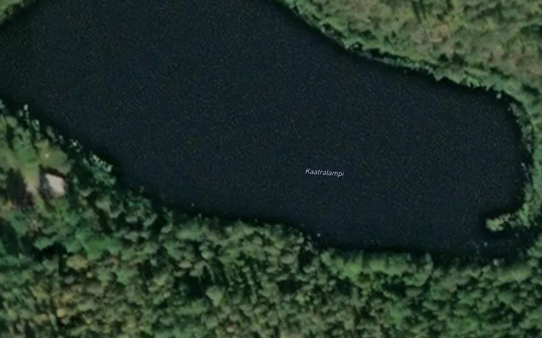 Satellite map of the Kaatralampi