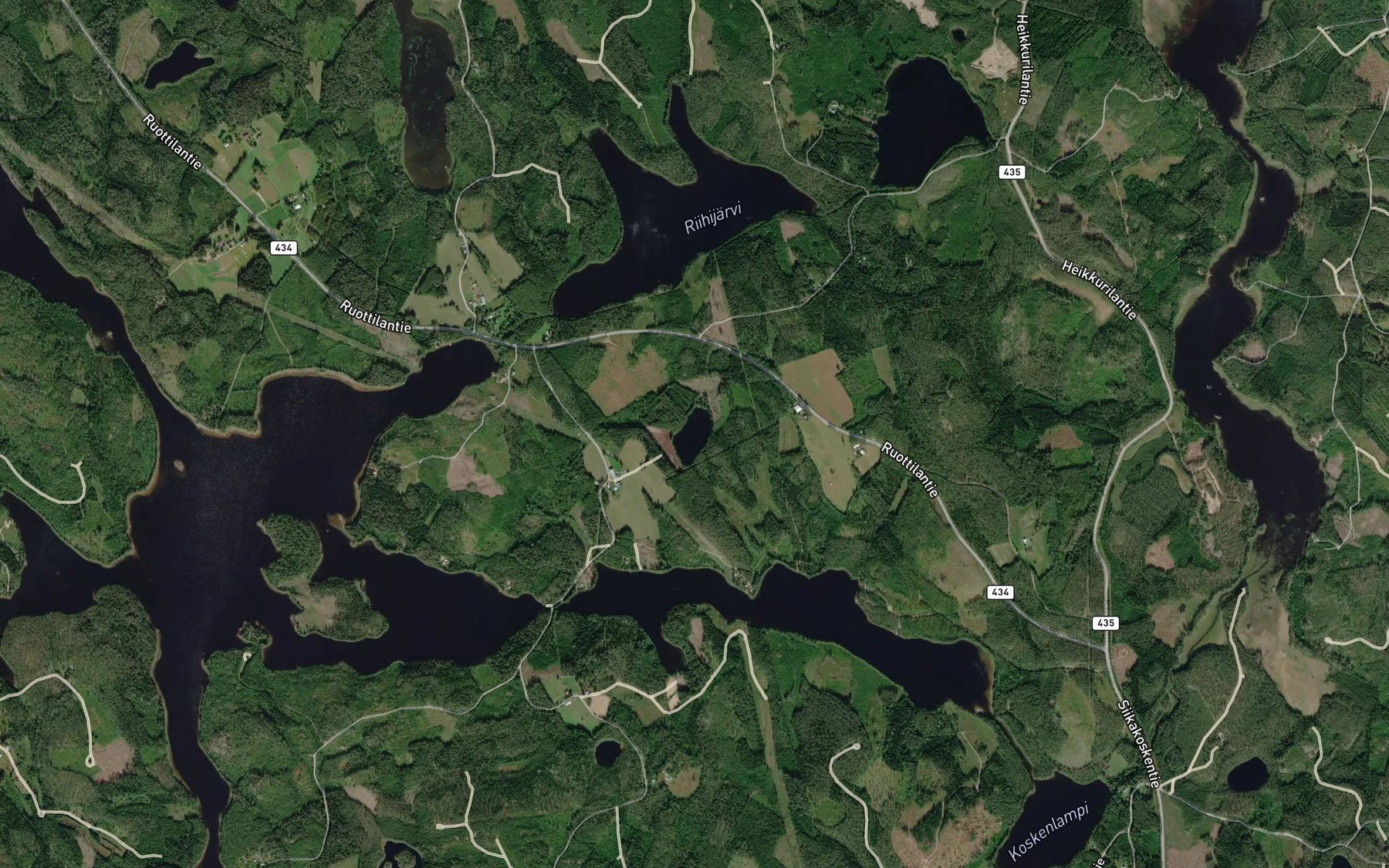 Satellite map of the Koljunlampi