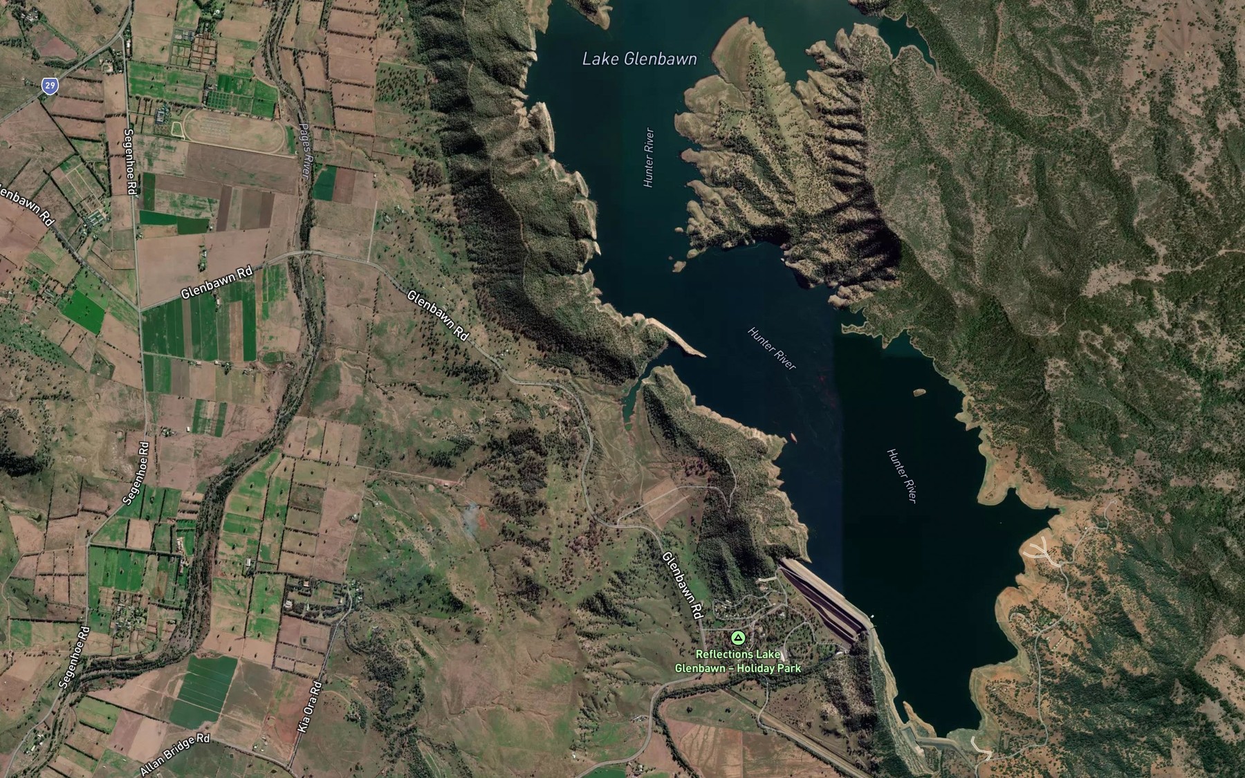 Satellite map of the Spot 2