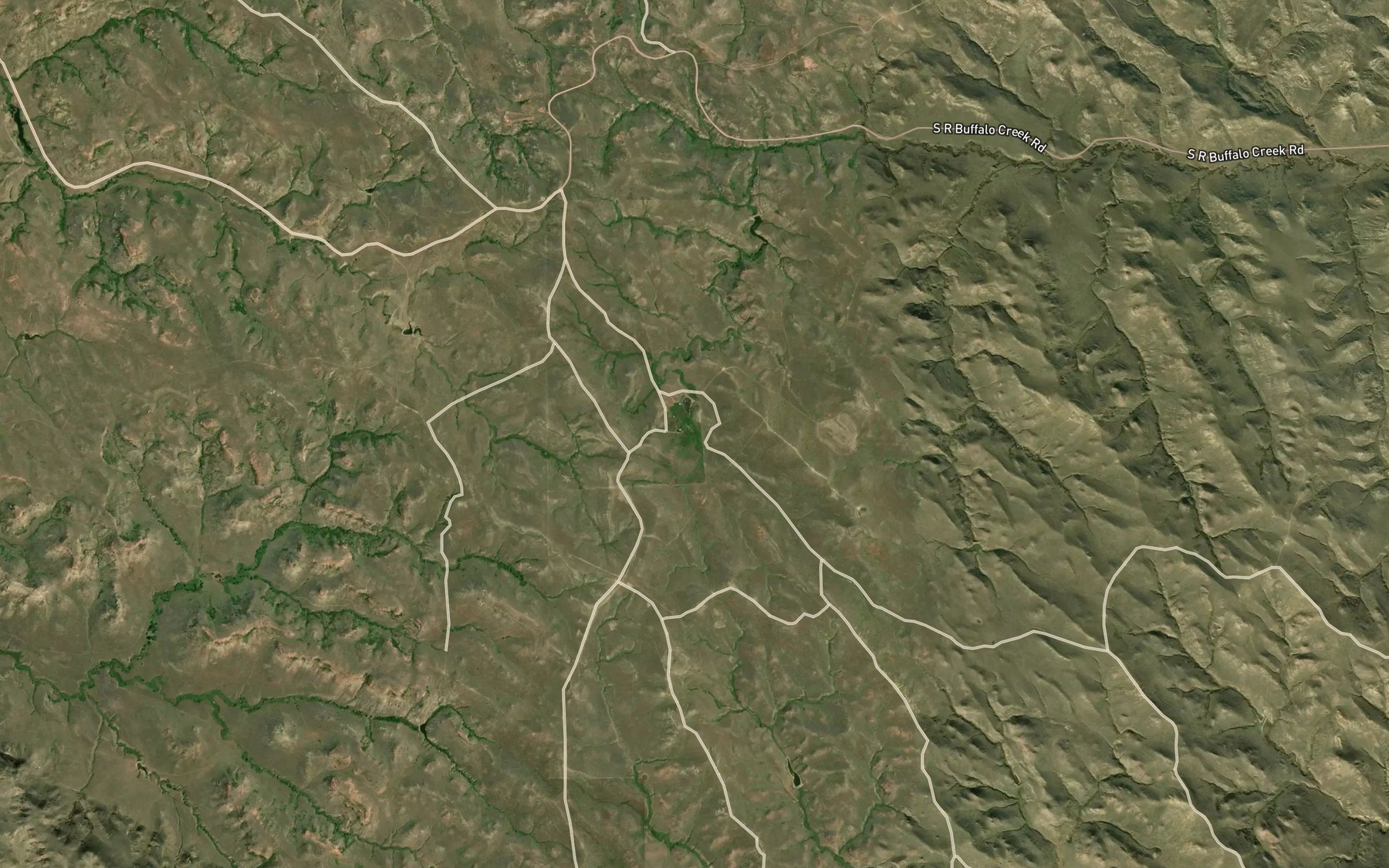Satellite map of the Barrel Spring