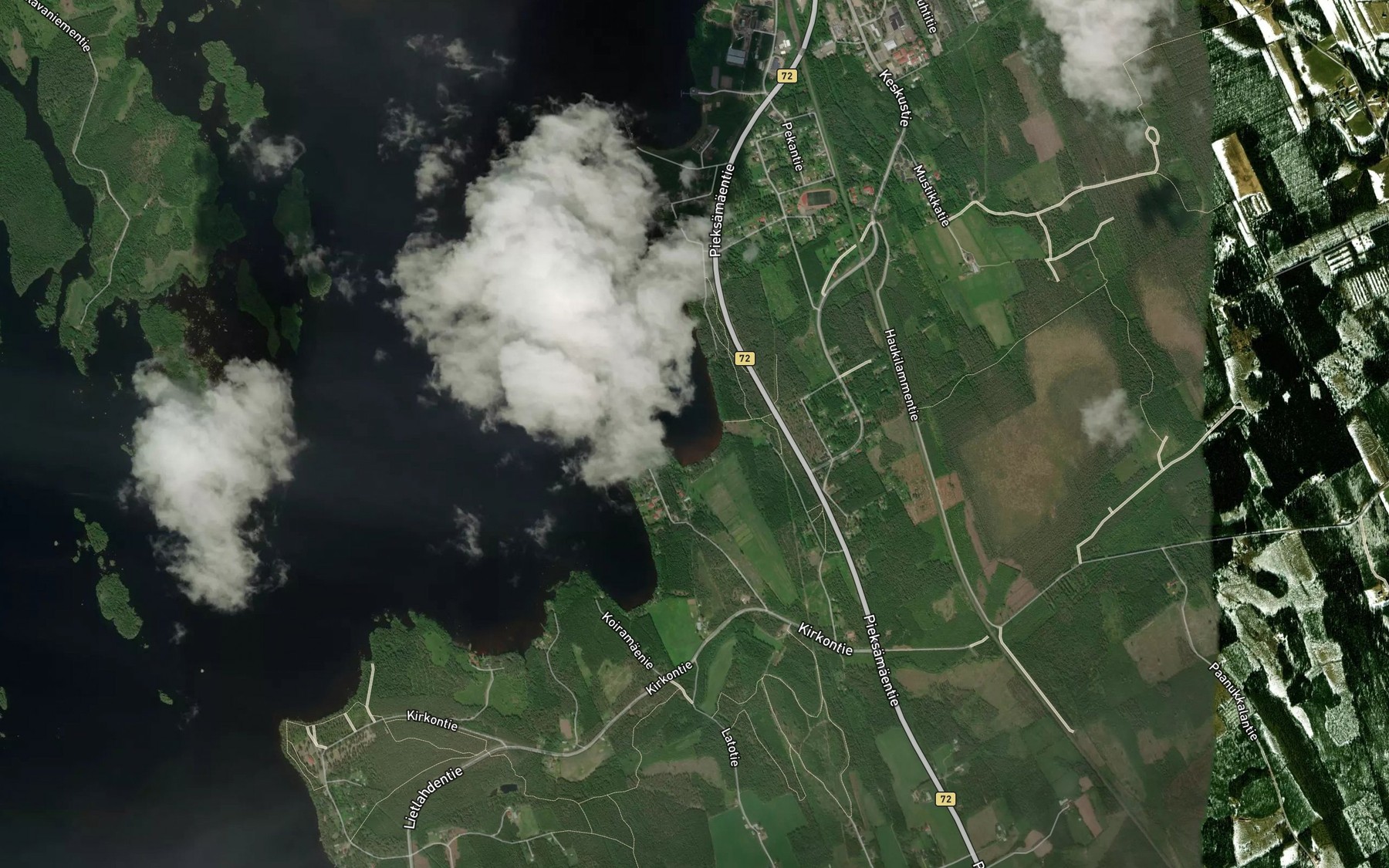 Satellite map of the Laaninlahti