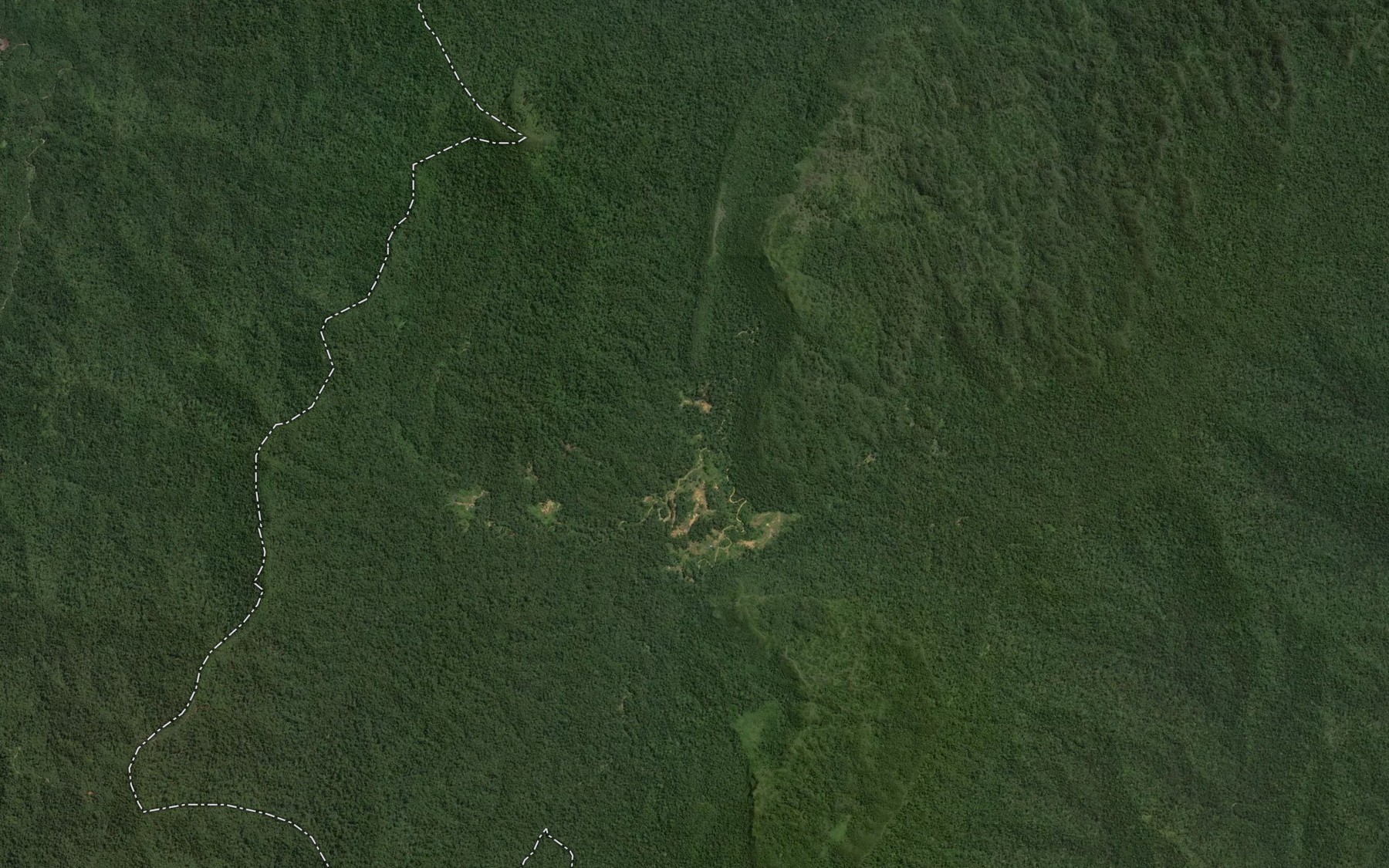 Satellite map of the Sungai Mangau