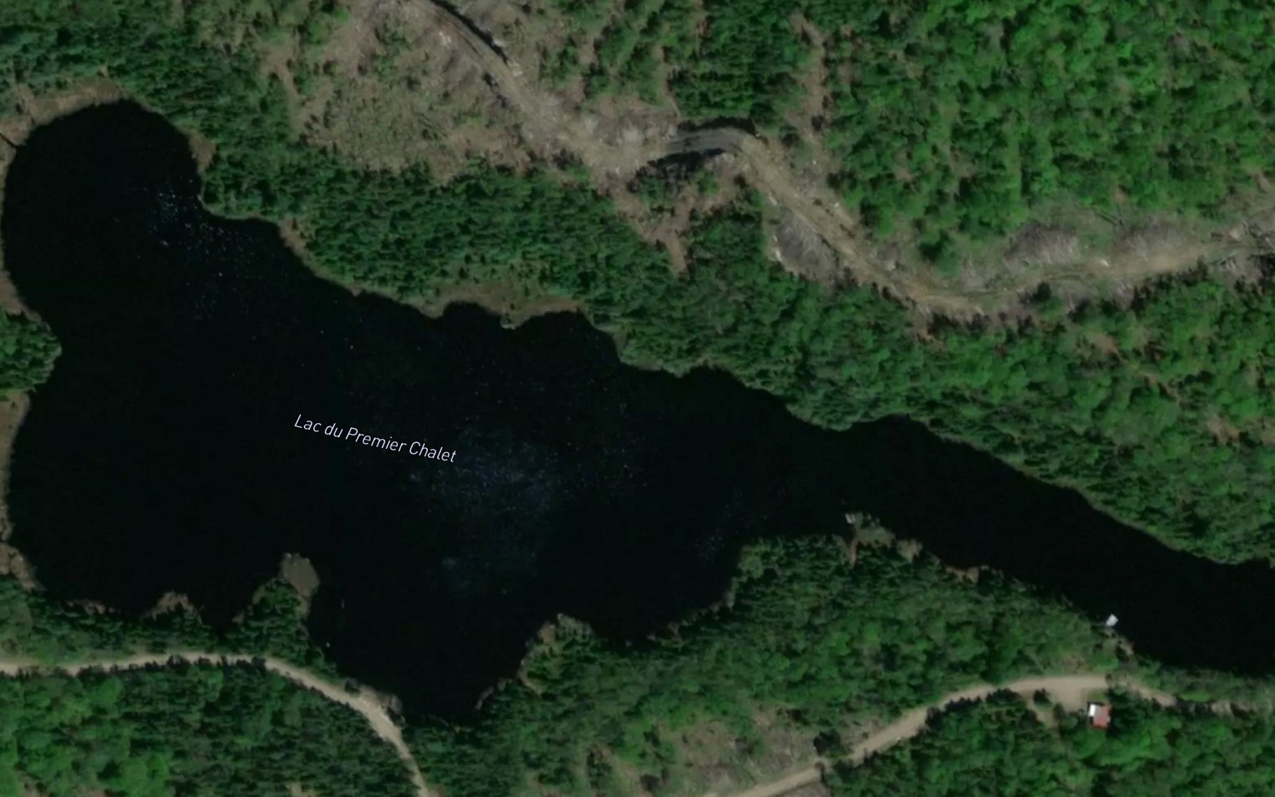 Satellite map of the Lac du Premier Chalet