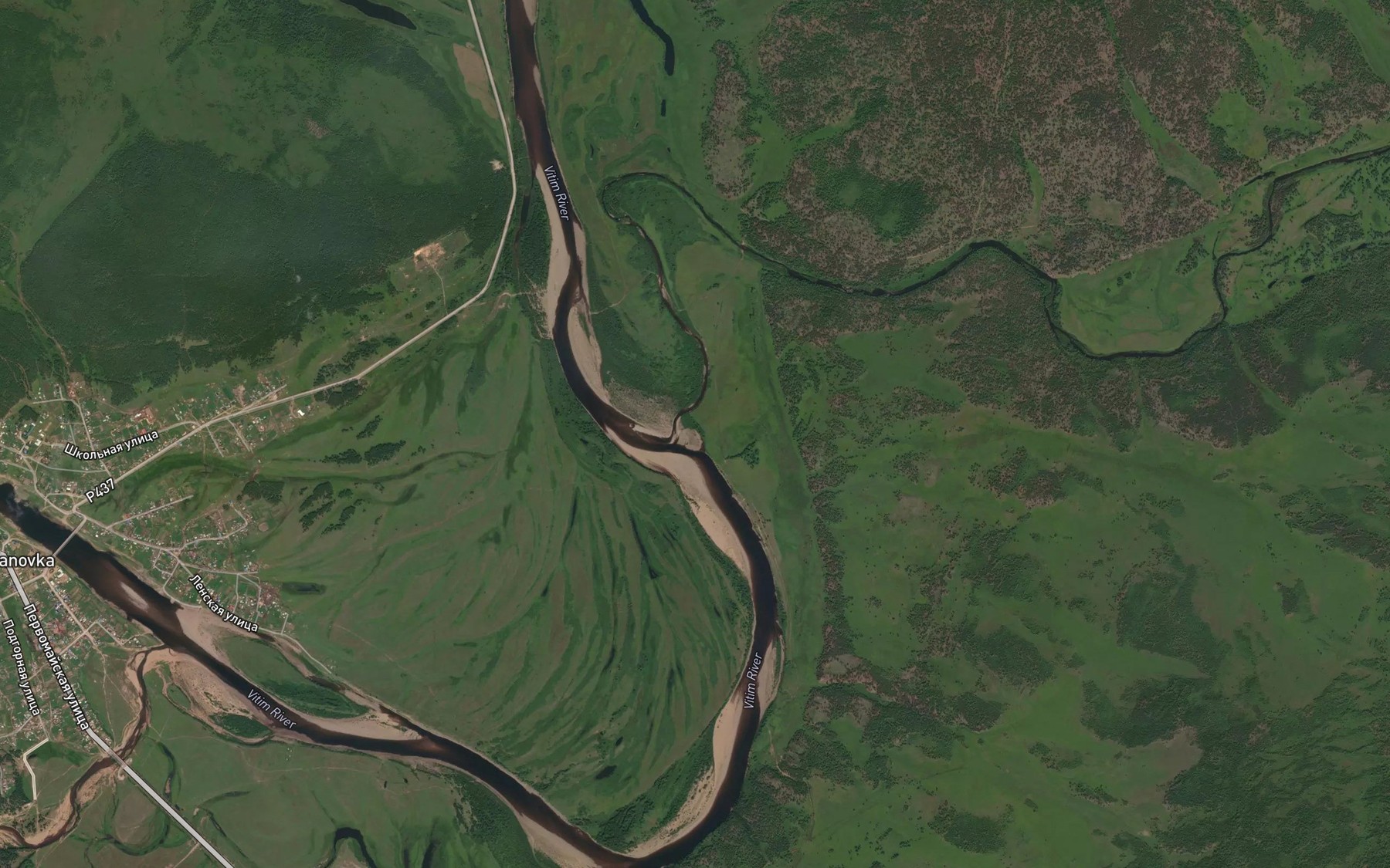 Satellite map of the Dzhidotta