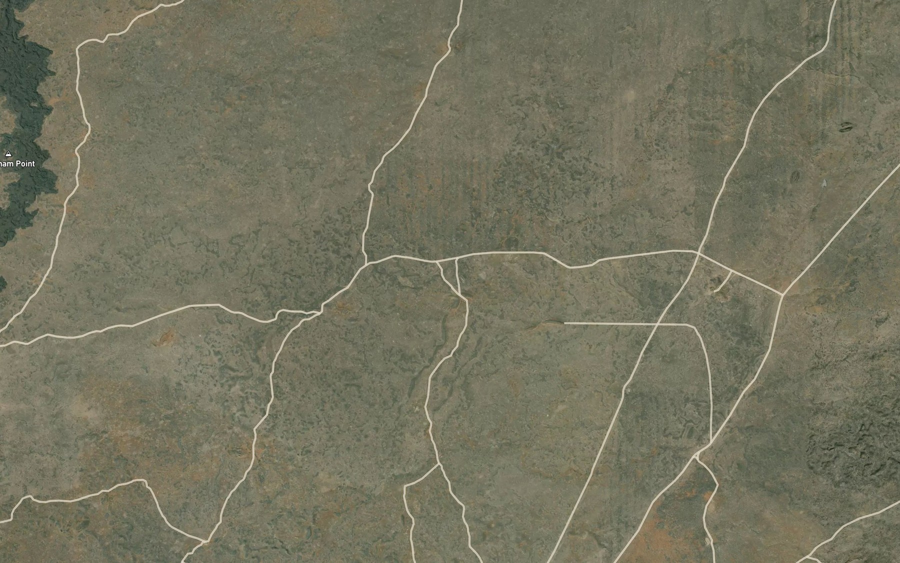 Satellite map of the Brockie Lake