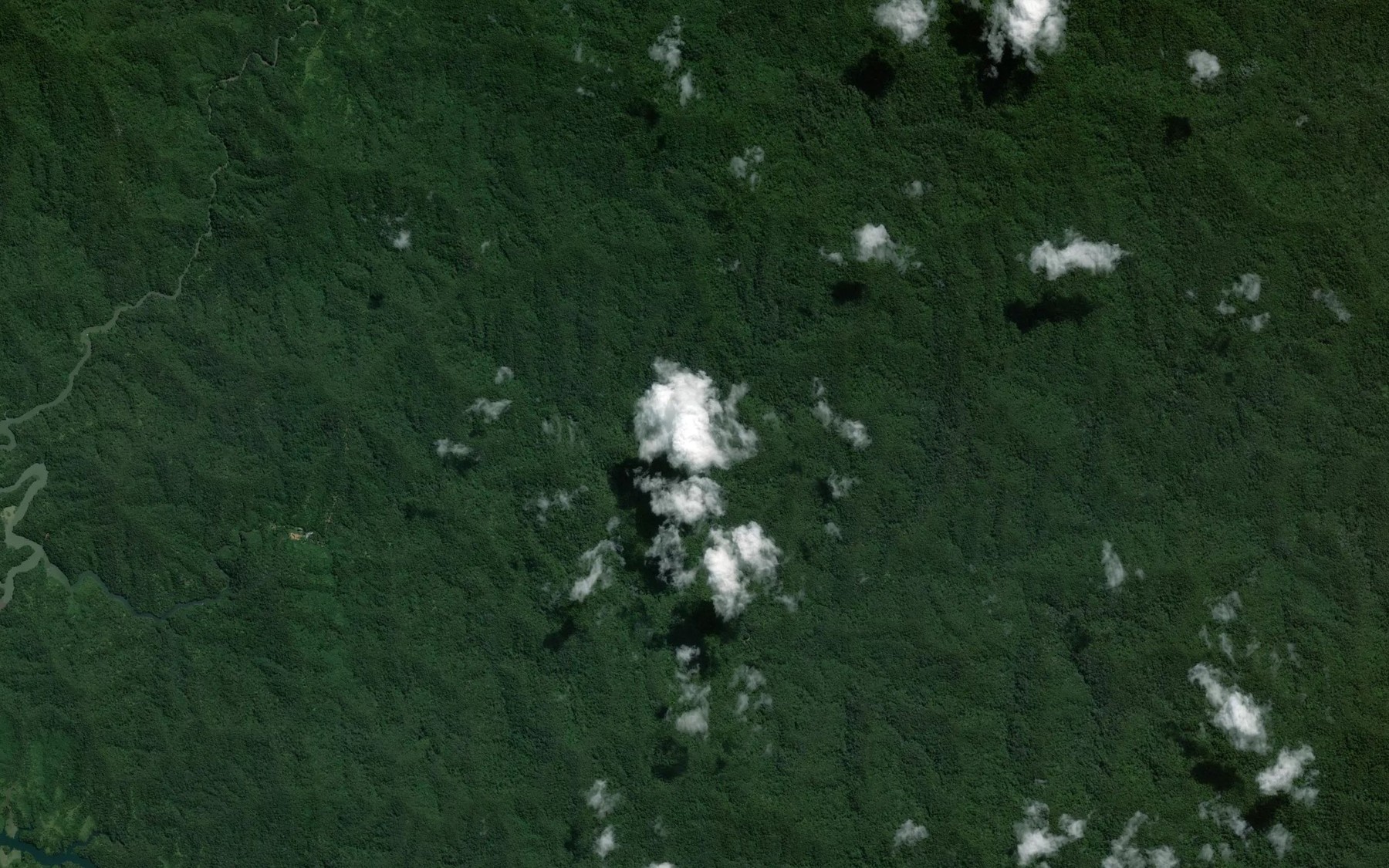 Satellite map of the Sungai Tekalong