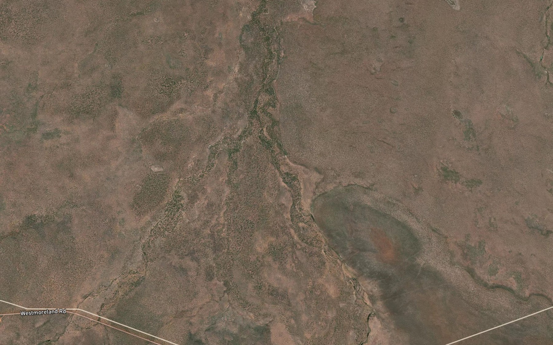 Satellite map of the Percy Creek