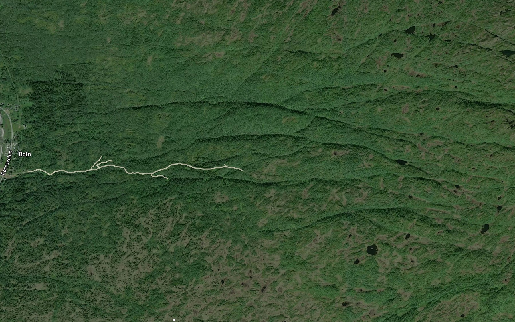 Satellite map of the Kvanntoheielva