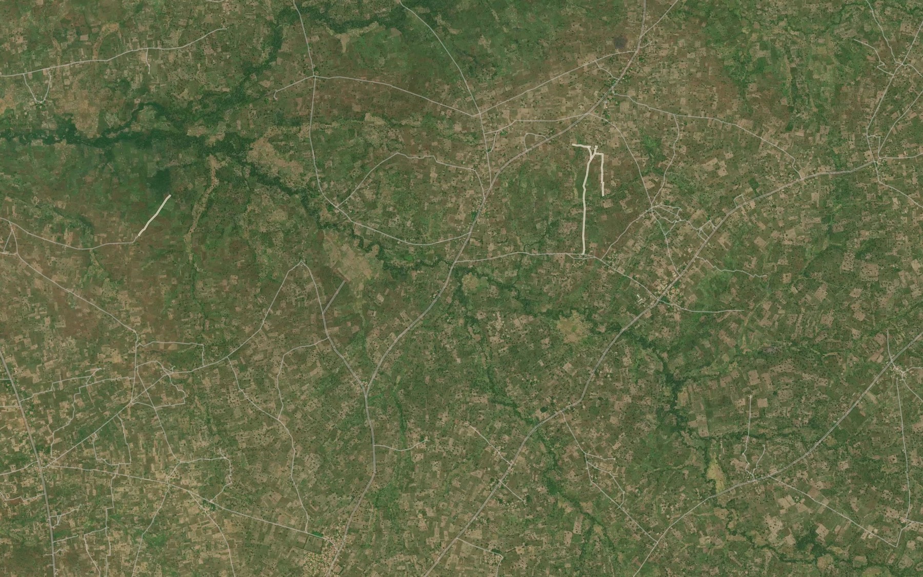 Satellite map of the River Mbiaga