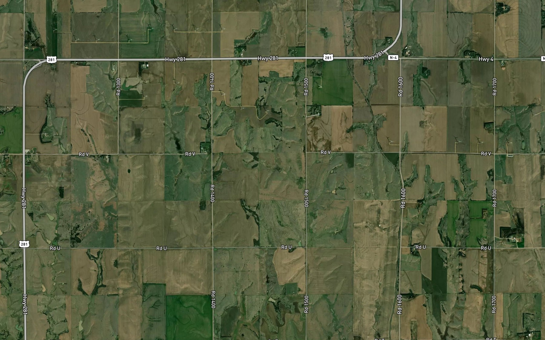 Satellite map of the Siebrass Reservoir
