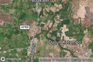 Satellite map of the Kokar Katompo
