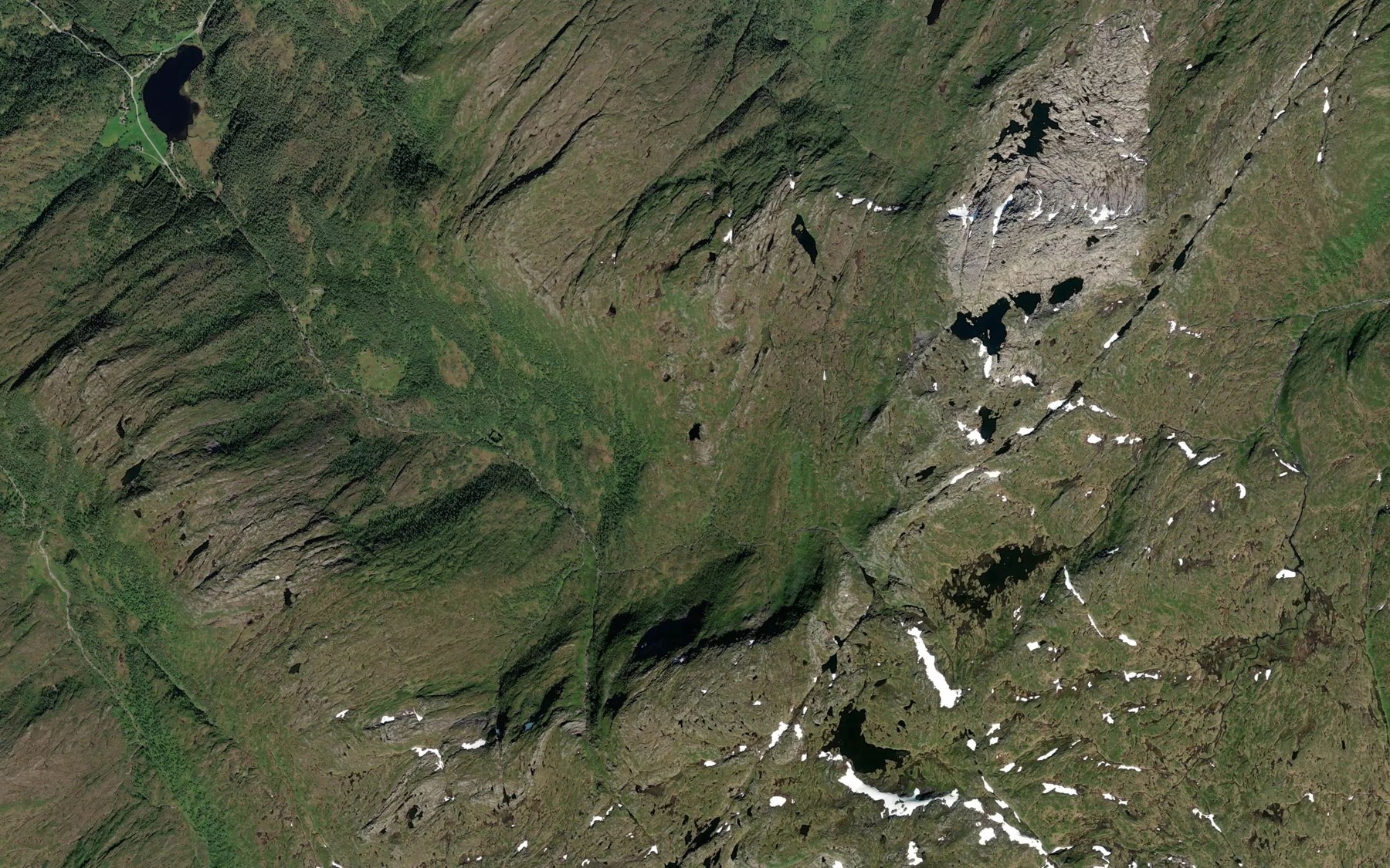 Satellite map of the Kyratjorni