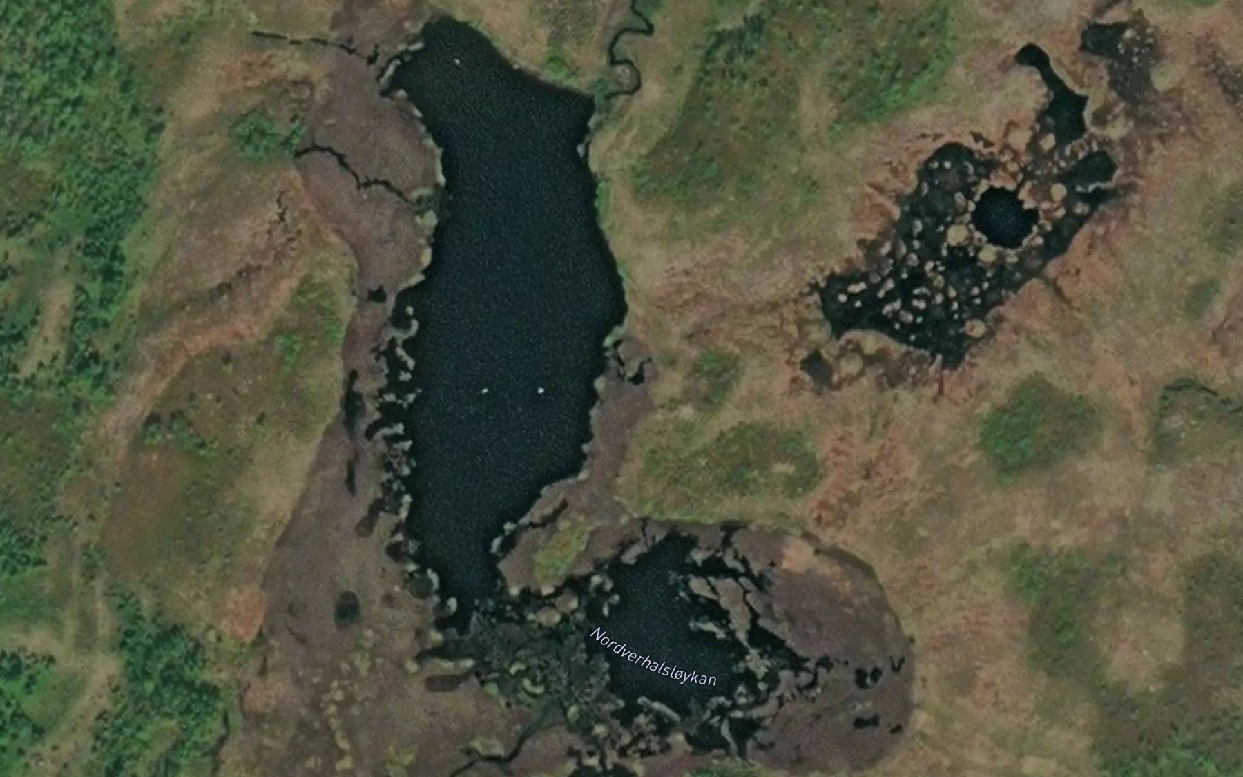 Satellite map of the Nordverhalsloykan