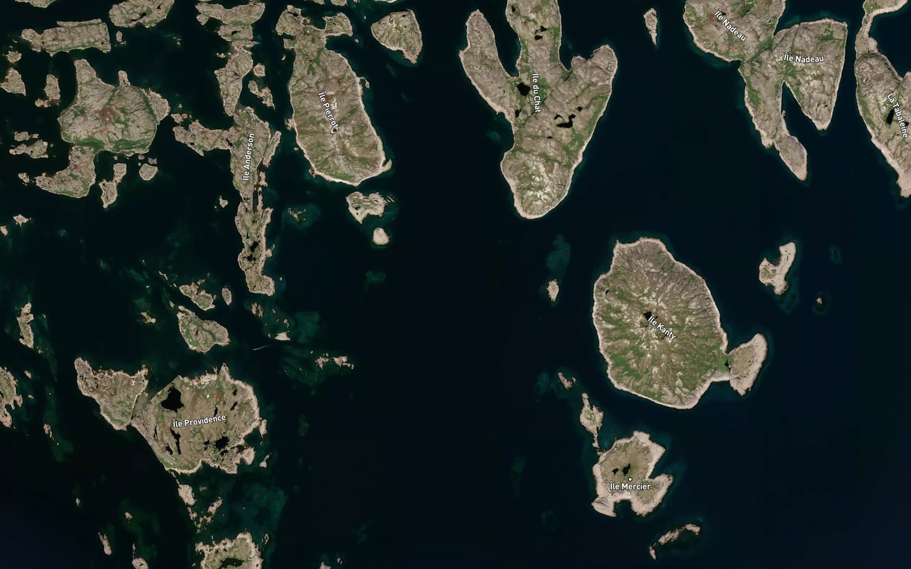 Satellite map of the Passe Western