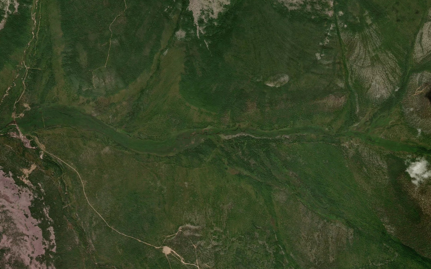 Satellite map of the Belich'ya
