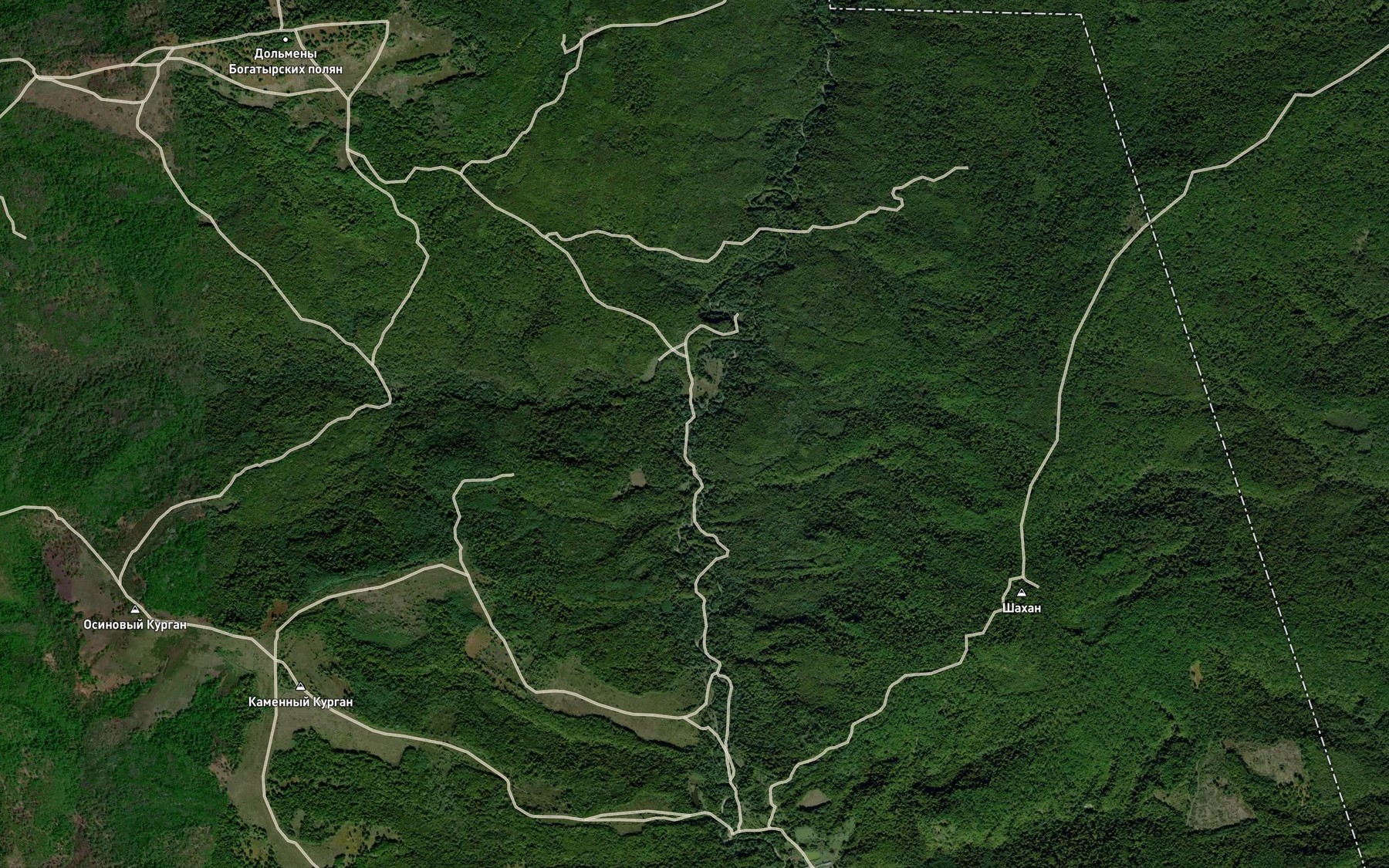 Satellite map of the Bogatyrka