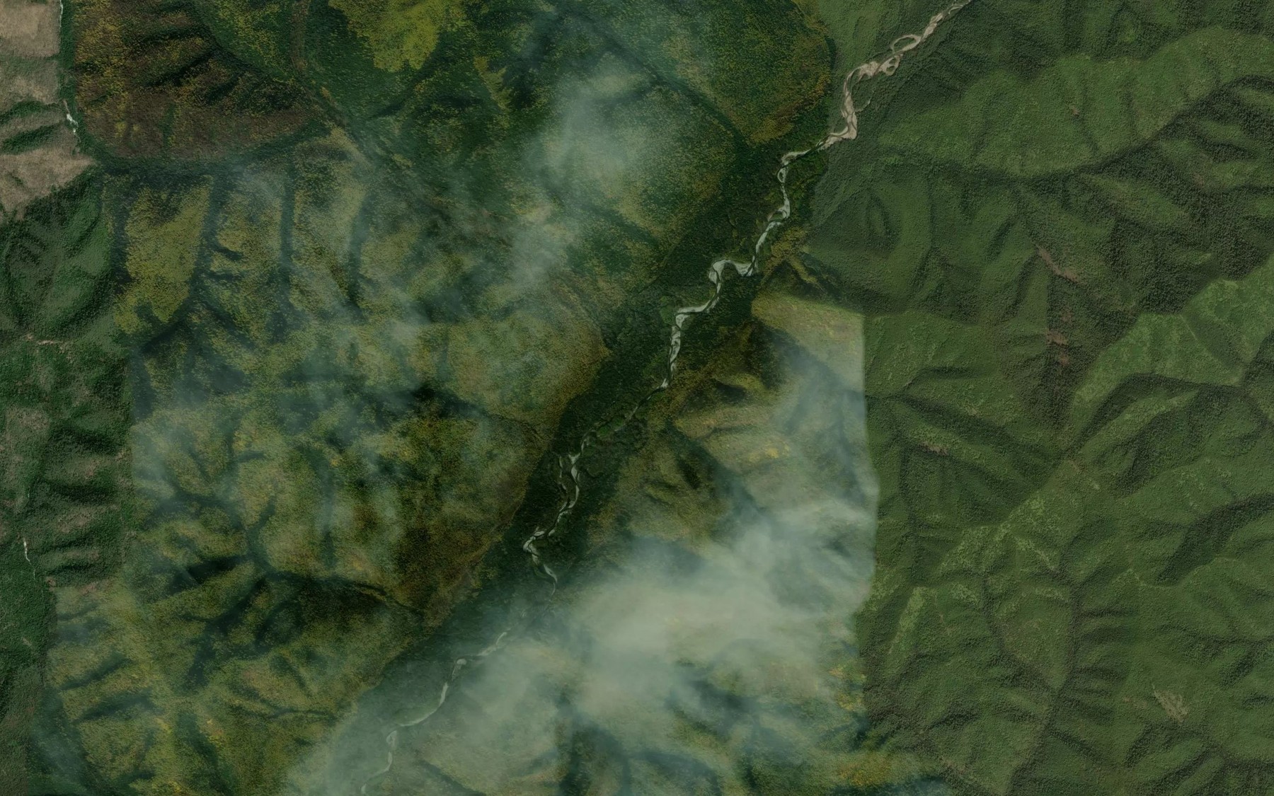 Satellite map of the Nizhniy Kolbakan