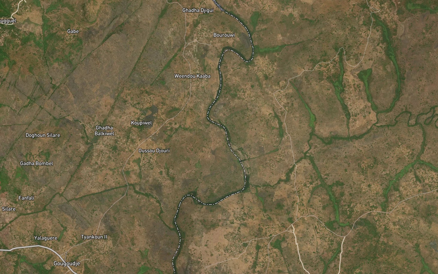 Satellite map of the Takan