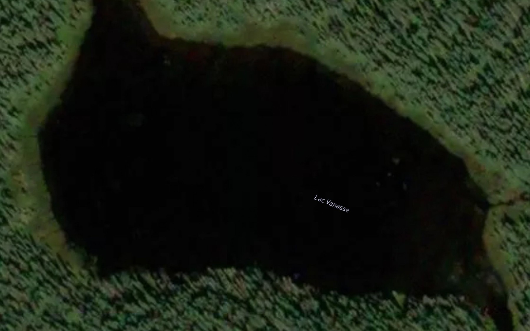 Satellite map of the Lac Vanasse