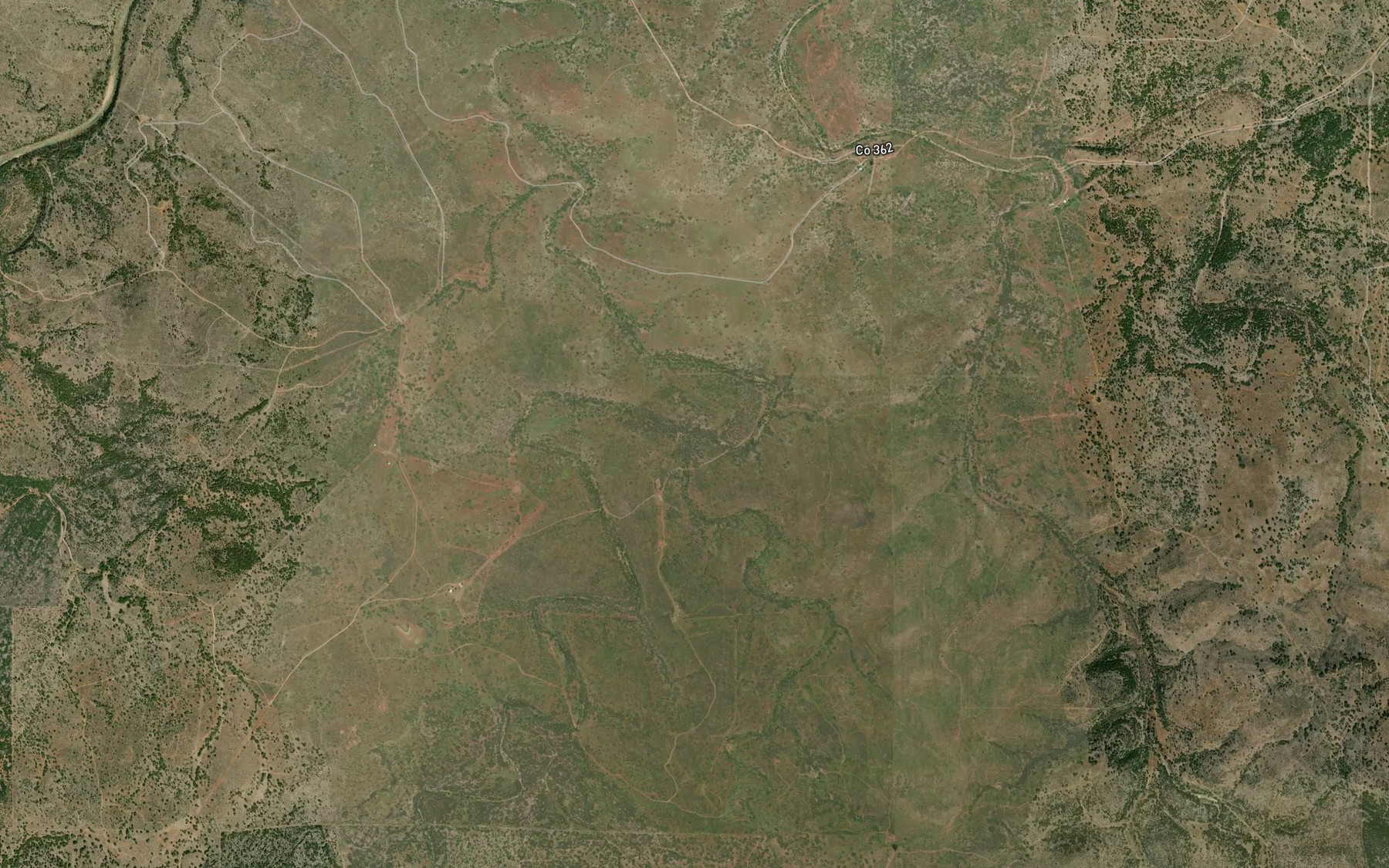 Satellite map of the Middle Deep Creek