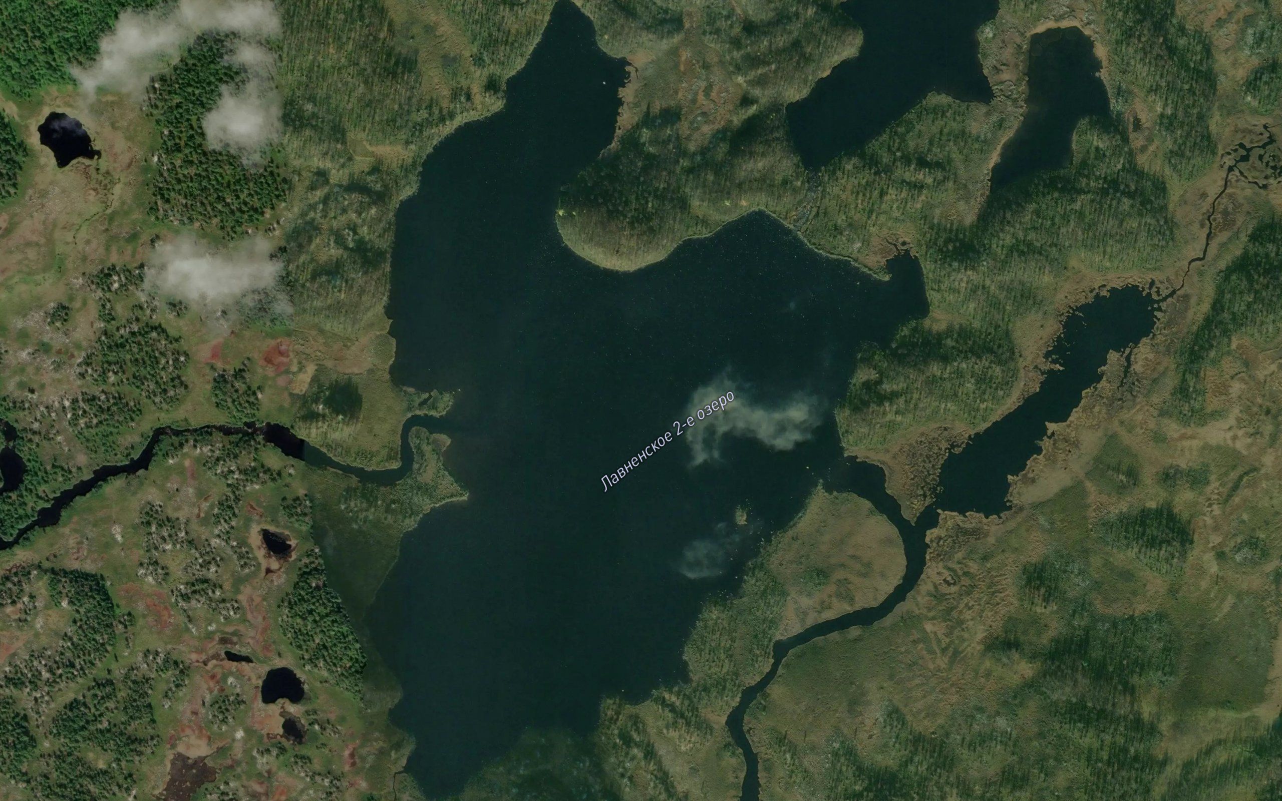 Ozero Lavnenskoye Vtoroye