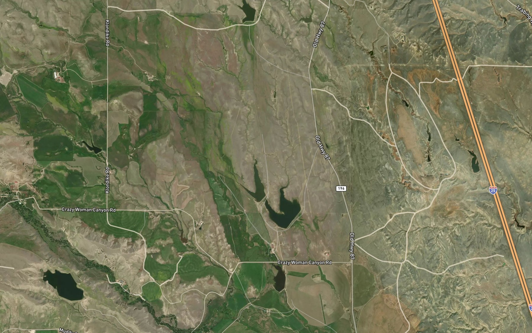 Satellite map of the Kingsbury Todd Number 2 Reservoir