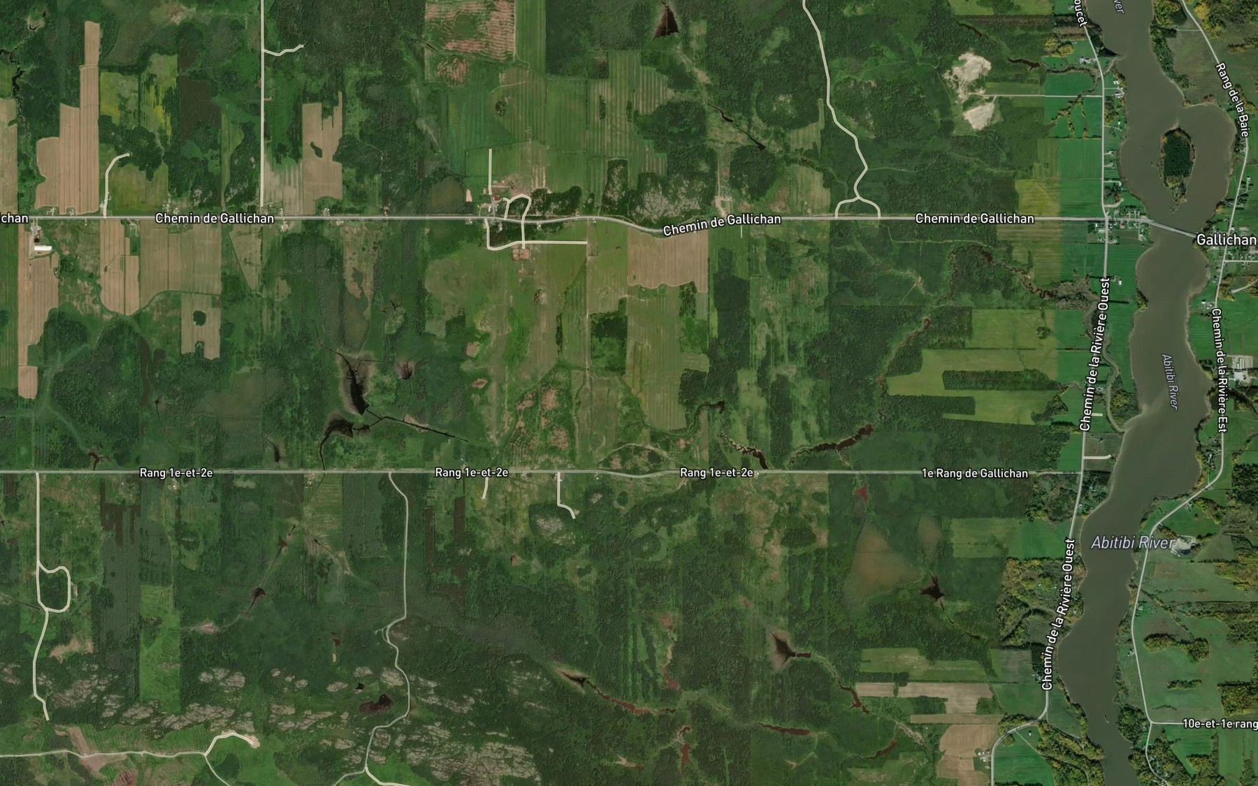 Satellite map of the Cours d'eau Grenier