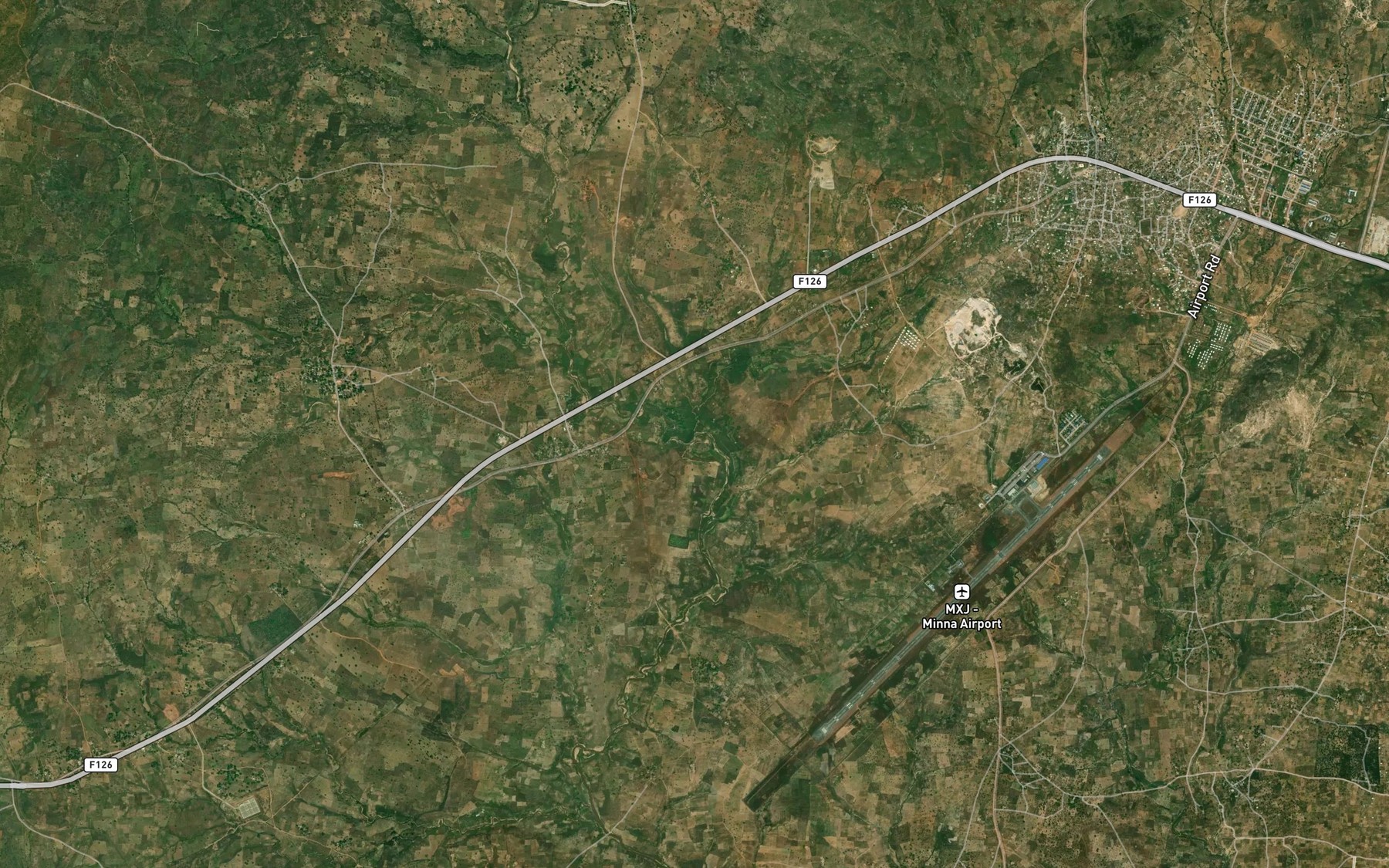 Satellite map of the River Jeigbudna