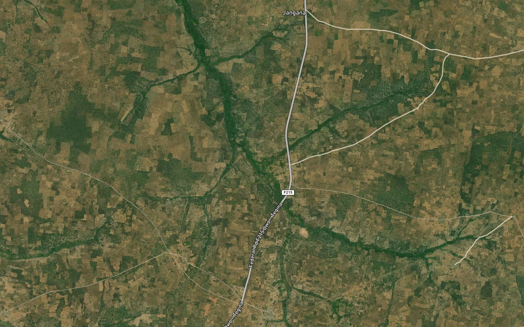 Satellite map of the River Etugi