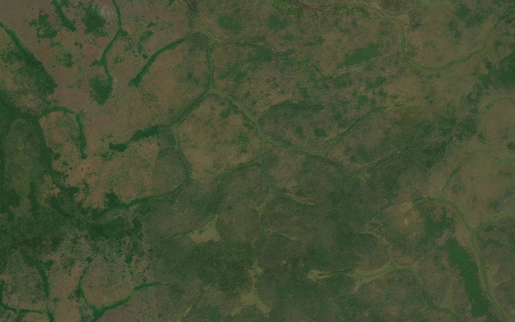 Satellite map of the Nandiwili