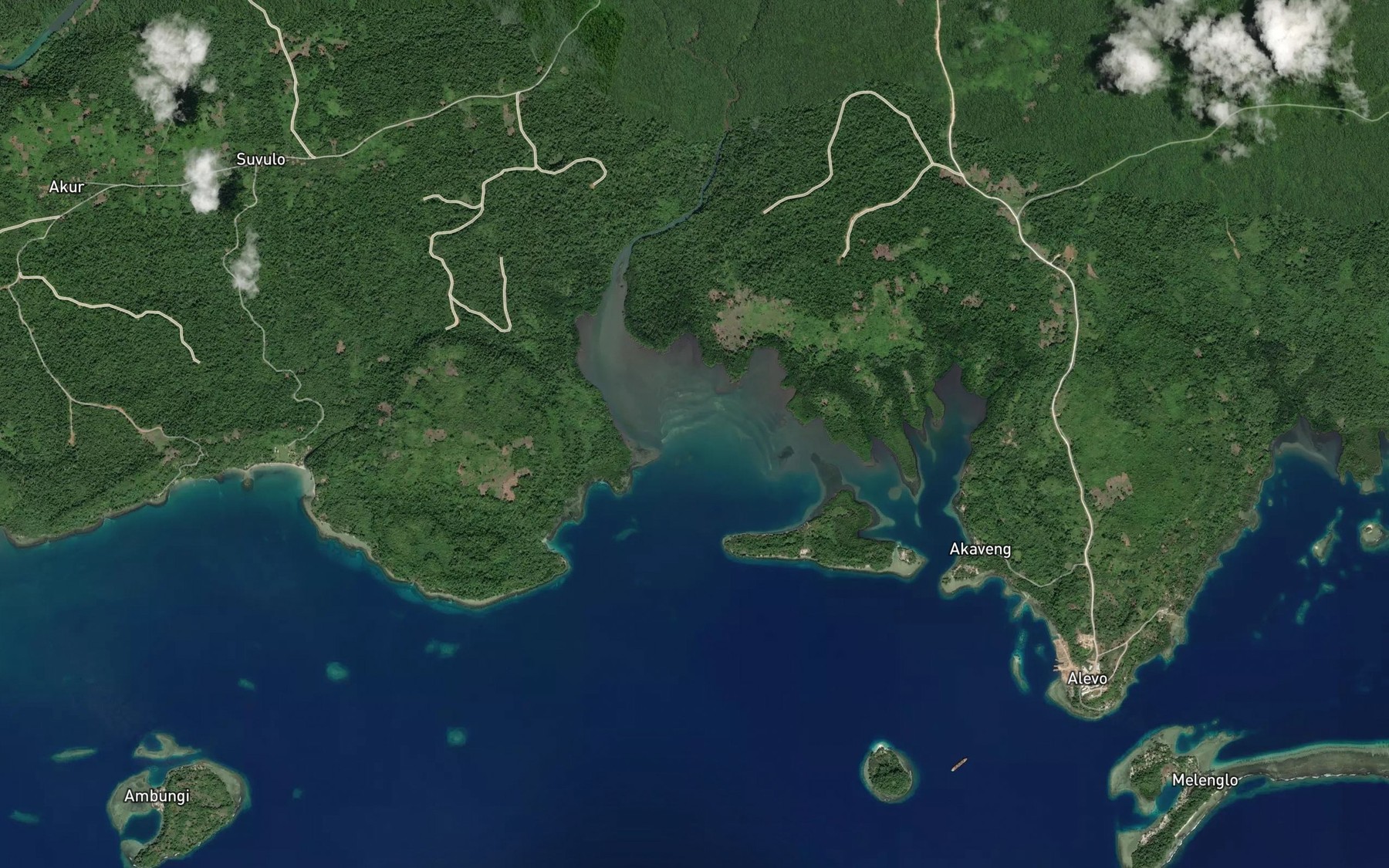Satellite map of the Richthofen Bay