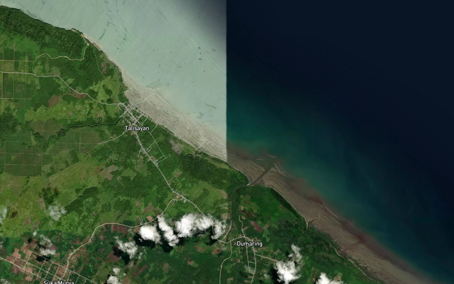 Satellite map of the Sungai Dumaring