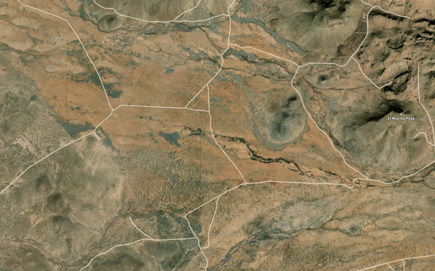 Satellite map of the Red Slough