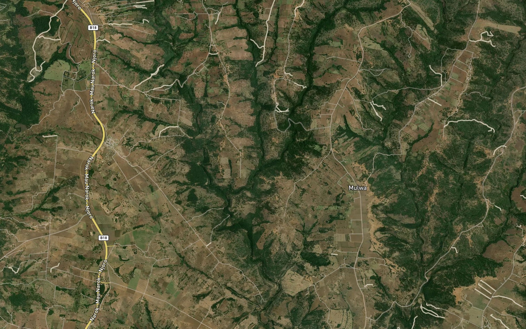 Satellite map of the Olombori