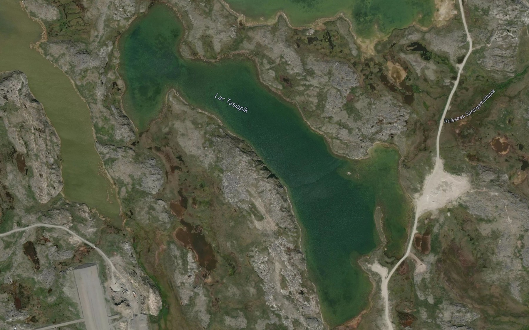 Satellite map of the Lac Tasiapik