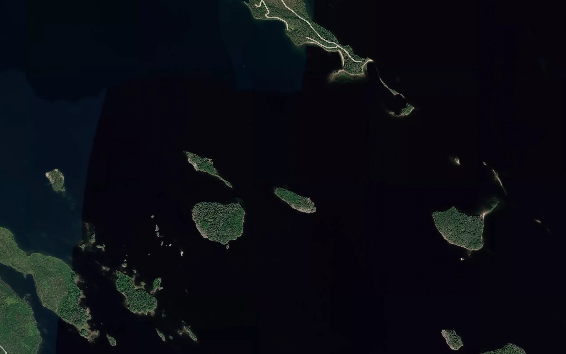 Satellite map of the Ilta-Apaja